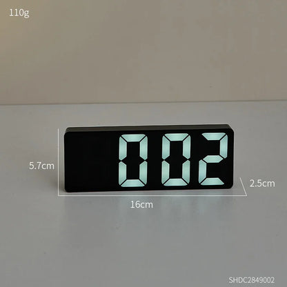 Creative LED Digital Alarm Clock Electronic Digital Alarm Clock Digital Clock Table Clock Room Desk Decor Exquisite Home Decor
