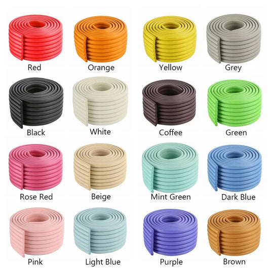 2M Baby Safety Protection Strip Table Desk Edge Guard Strip Corner Protector Furniture Corners Children Safety Foam Protection