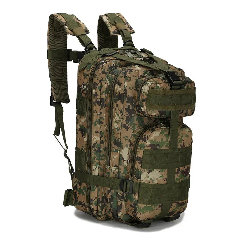 Outdoor 3P Tactical Backpack 30L First Aid Bag Sport Trekking Hiking Camping Hunting Knapsack Climbing Riding Training Rucksack