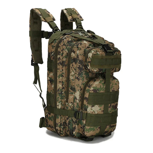 Outdoor 3P Tactical Backpack 30L First Aid Bag Sport Trekking Hiking Camping Hunting Knapsack Climbing Riding Training Rucksack