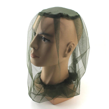 Outdoor Head Face Mask Hat Net Cover Anti-mosquito Cover Mosquito Net Cap Travel Breathable Head Mesh Covers Fishing Caps