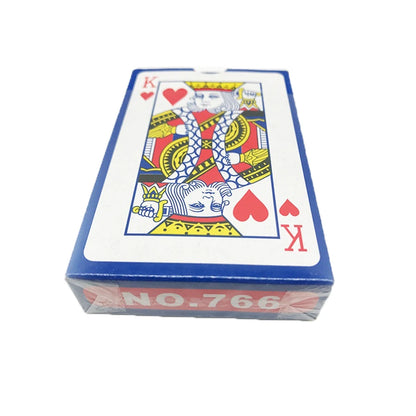New! 54 pieces/set 56x86mm Grey Core Paper Poker King Deck Playing Cards Magic Tool Party Table Game Red Blue