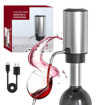 4 in 1 Electric Wine Opener Set with Decanter