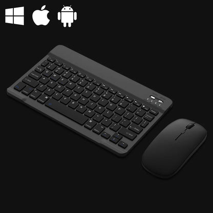For iPad Mini Keyboard For Android iOS Windows Bluetooth Wireless Keyboard For Samsung Apple Phone Tablet Keyboard and Mouse