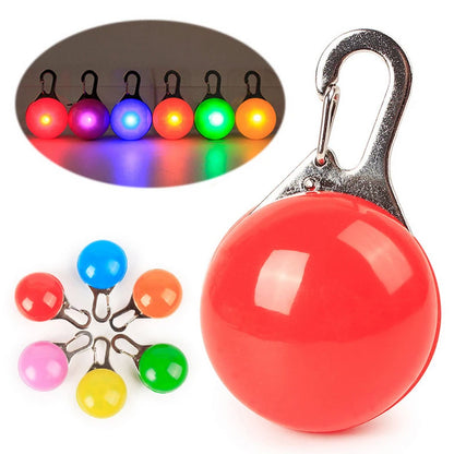 LED Dog Collar Luminous Glowing Pendant Pet Leads Glow Accessories Bright Necklace Luminous Collar Night Safety Decoration