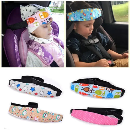 For Kids Toddler Auto Seat Travel Sleep Aid Head Fixed Strap Baby Car Safety Belt Auto Seat Belts Sleep Aid Head Support