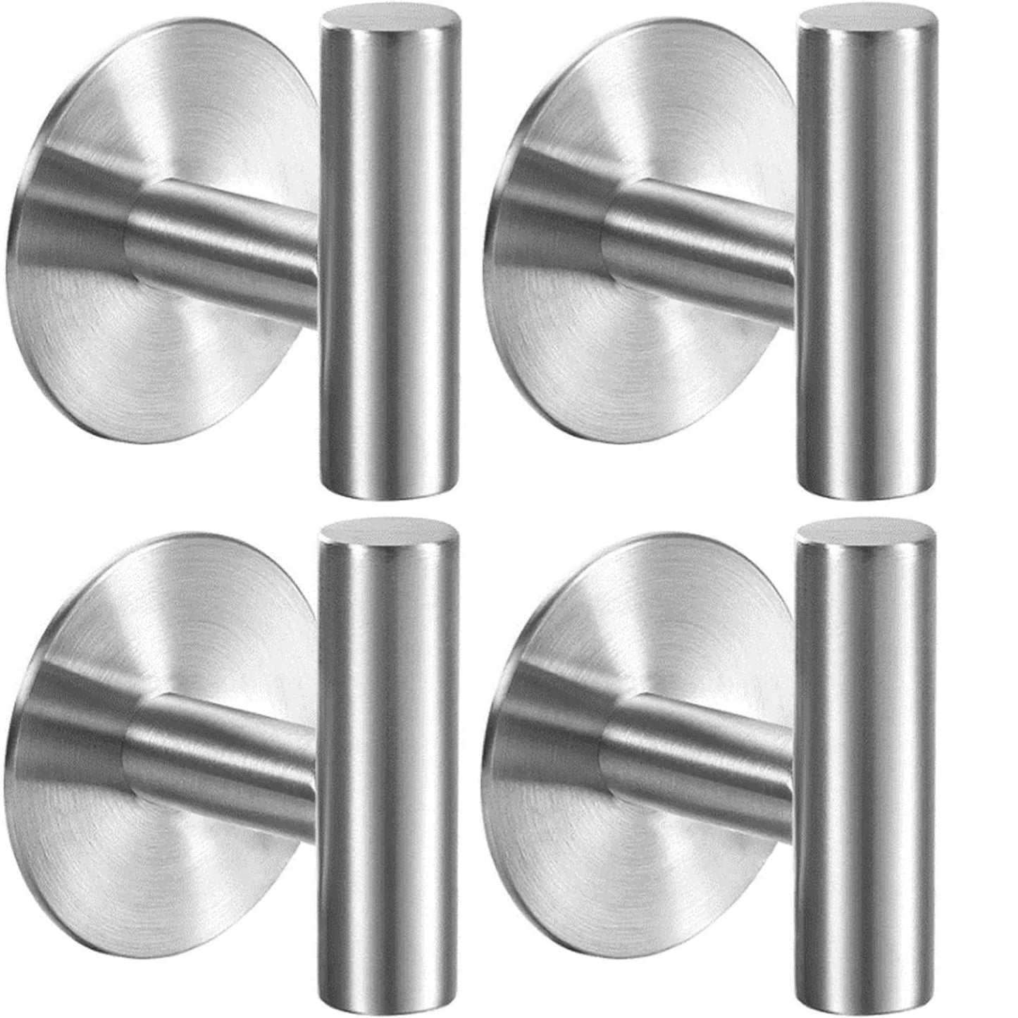 304 Stainless Steel Adhesive Hook Heavy Duty Wall Hook Waterproof Hook Wall Hanging Hooks Hanger Shower Kitchen Hotel Storage