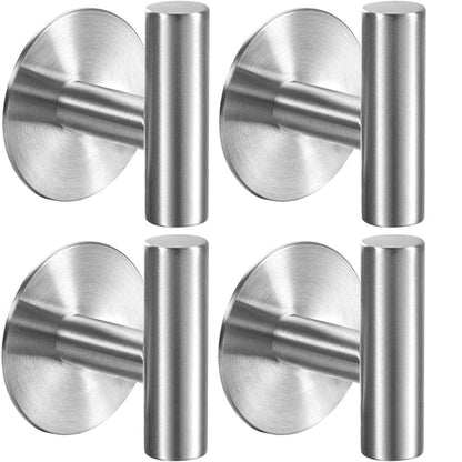 304 Stainless Steel Adhesive Hook Heavy Duty Wall Hook Waterproof Hook Wall Hanging Hooks Hanger Shower Kitchen Hotel Storage