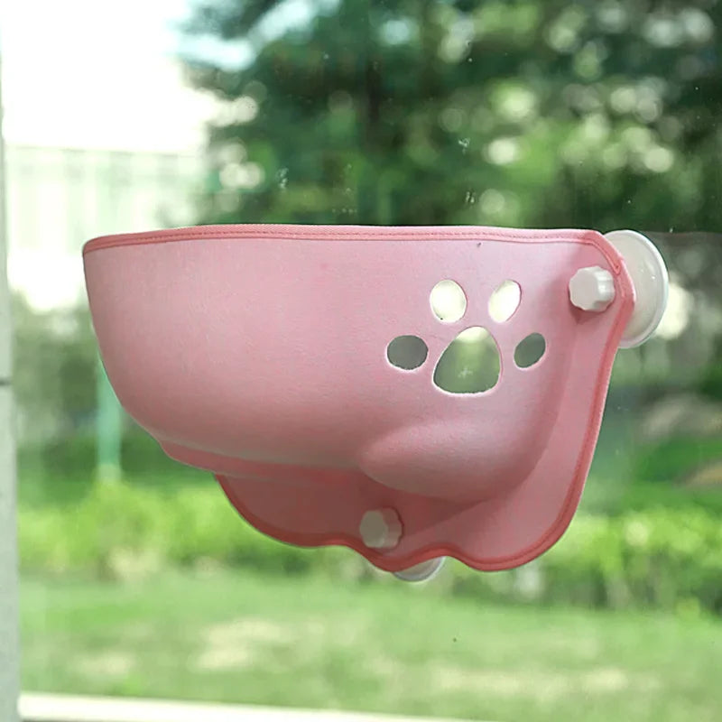Cat Window Hammock With Strong Suction Cups Pet Kitty Hanging Sleeping Bed Storage For Pet Warm Ferret Cage Cat Shelf Seat Beds