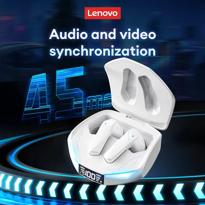 Lenovo XT53 Wireless Bluetooth V5.4 Earphone LED Power Digital Display Stereo Sound Earbuds GM2 PRO Low Latency Gaming Headset