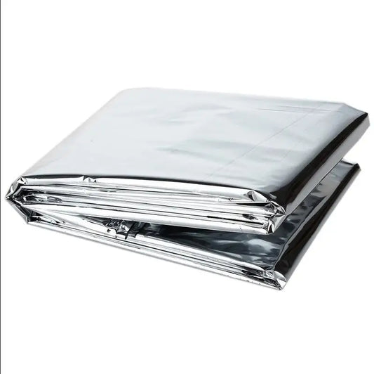 3 Pack Emergency Blanket 160*210cm Survival First Aid Thermal Mylar Space Blanket Silver for Camping Hiking Exploration
