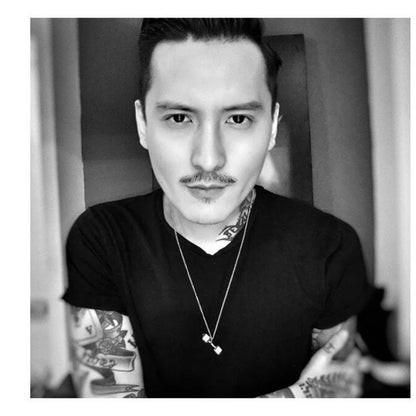 Modische, trendige Kpop-Herrenhalskette mit Fitness-Gravur, Hantelanhänger, Chokerhalskette, personalisierter, einfacher Paarschmuck