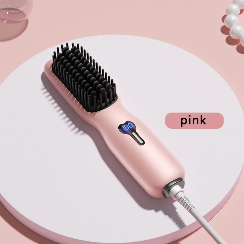 Multifunctional electric comb for straightening hair.