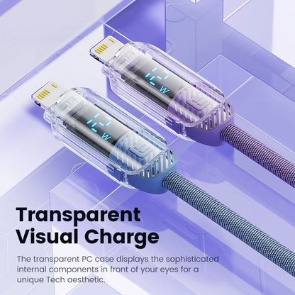 Toocki USB Cable for iPhone 14 13 Pro Max 2.4A PD Fast Charging Charger iP Cable for iPad Data Cord iPhone X XS XR Lighting Wire