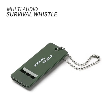 1 Unit Survival Whistle First Aid Kits Outdoor Emergency Signal Rescue Camping Hiking Outdoor Sport Referee Multiple Audio