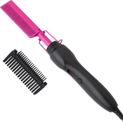 Professional hot pink electric comb.