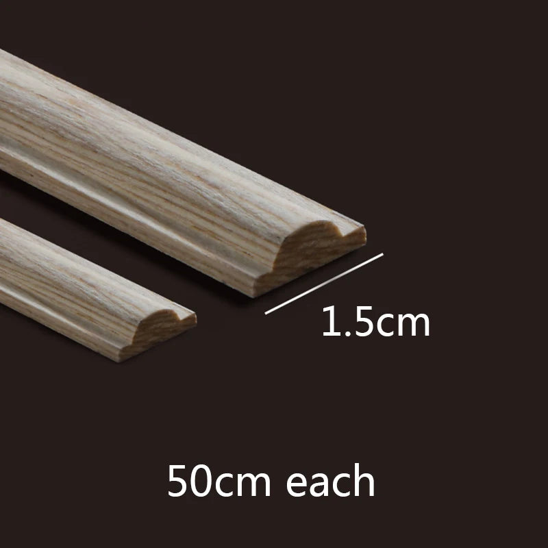 Wood Applique Corner Natural Floral Wood Carved Figurine Craft Home Decoration Accessories Background Wall Decoration Decal