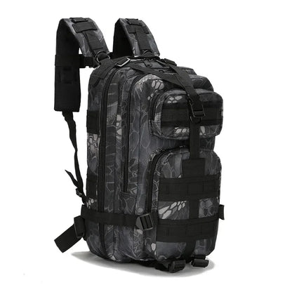 Outdoor 3P Tactical Backpack 30L First Aid Bag Sport Trekking Hiking Camping Hunting Knapsack Climbing Riding Training Rucksack