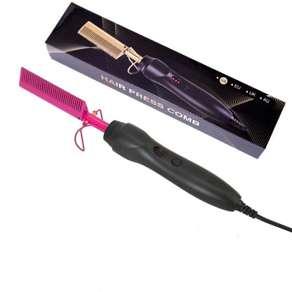 Professional hot pink electric comb.