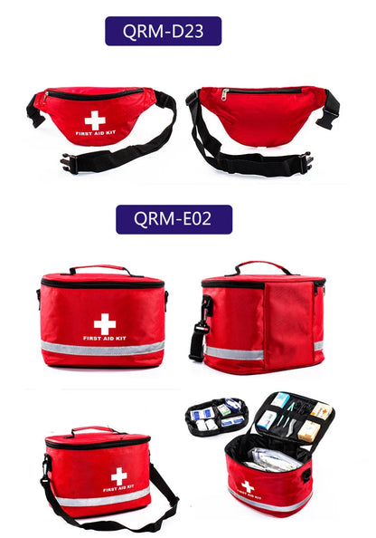 Household portable travel large medical first aid kit portable box storage bag suitcase   nylon small backpack pouch essential