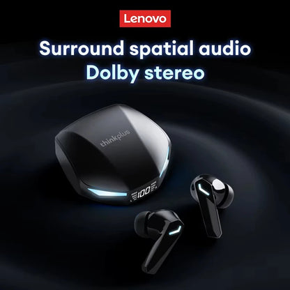 Lenovo XT53 Wireless Bluetooth V5.4 Earphone LED Power Digital Display Stereo Sound Earbuds GM2 PRO Low Latency Gaming Headset