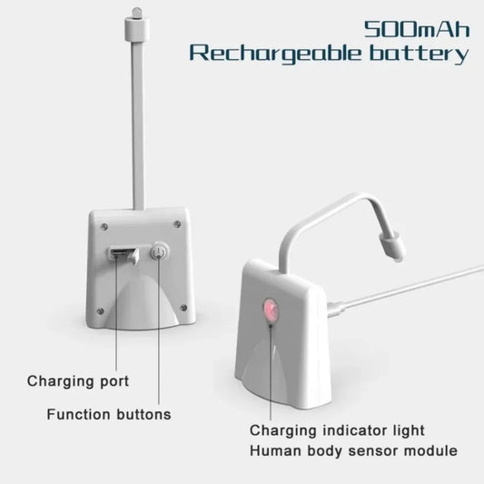 Motion sensor night light for toilet seat