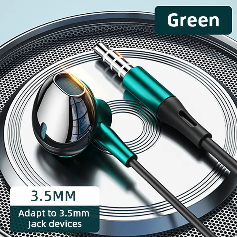 Type-C In-Ear Headphones with Volume and Bass Control