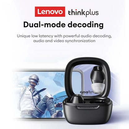 Lenovo XT62 Wireless Bluetooth 5.3 Earphones Noise Reduction Low Latency TWS Touch Control Headphones With Mic Sport Earbud New