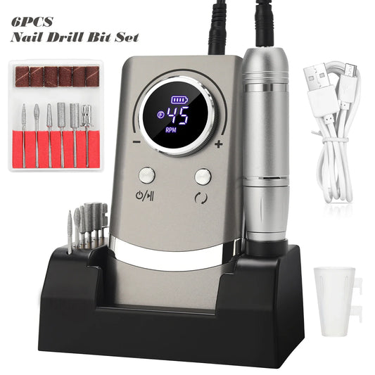Professional portable nail file machine for manicure salon