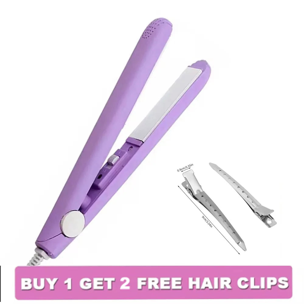 Mini hair straightener