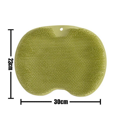 Reusable Shower Back Scraper Cleaning Brush Shower Feet Cleaner Wash Mat Multifunction Sucker Wall Mat Rub Foot Arms Body Bath