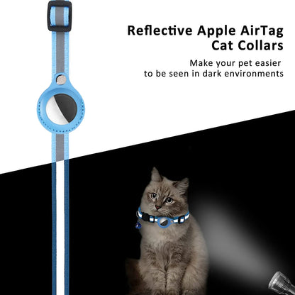 Cat GPS Tracker Collar Waterproof Anti-Lost Pet Tracker Bluetooth Locator for Pet Lightweight Smart Collar for Safe Pet Tracking