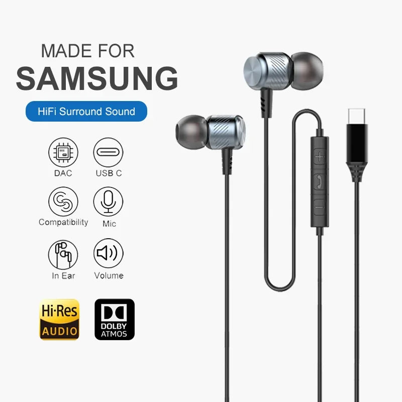 Headphones for Samsung/Iphone/Huawei Dolby High
