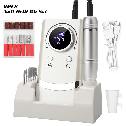 Professional portable nail file machine for manicure salon