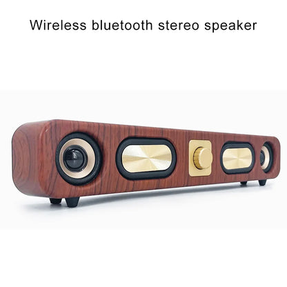 Retro Bluetooth FM Radio, Portable Stereo Speaker